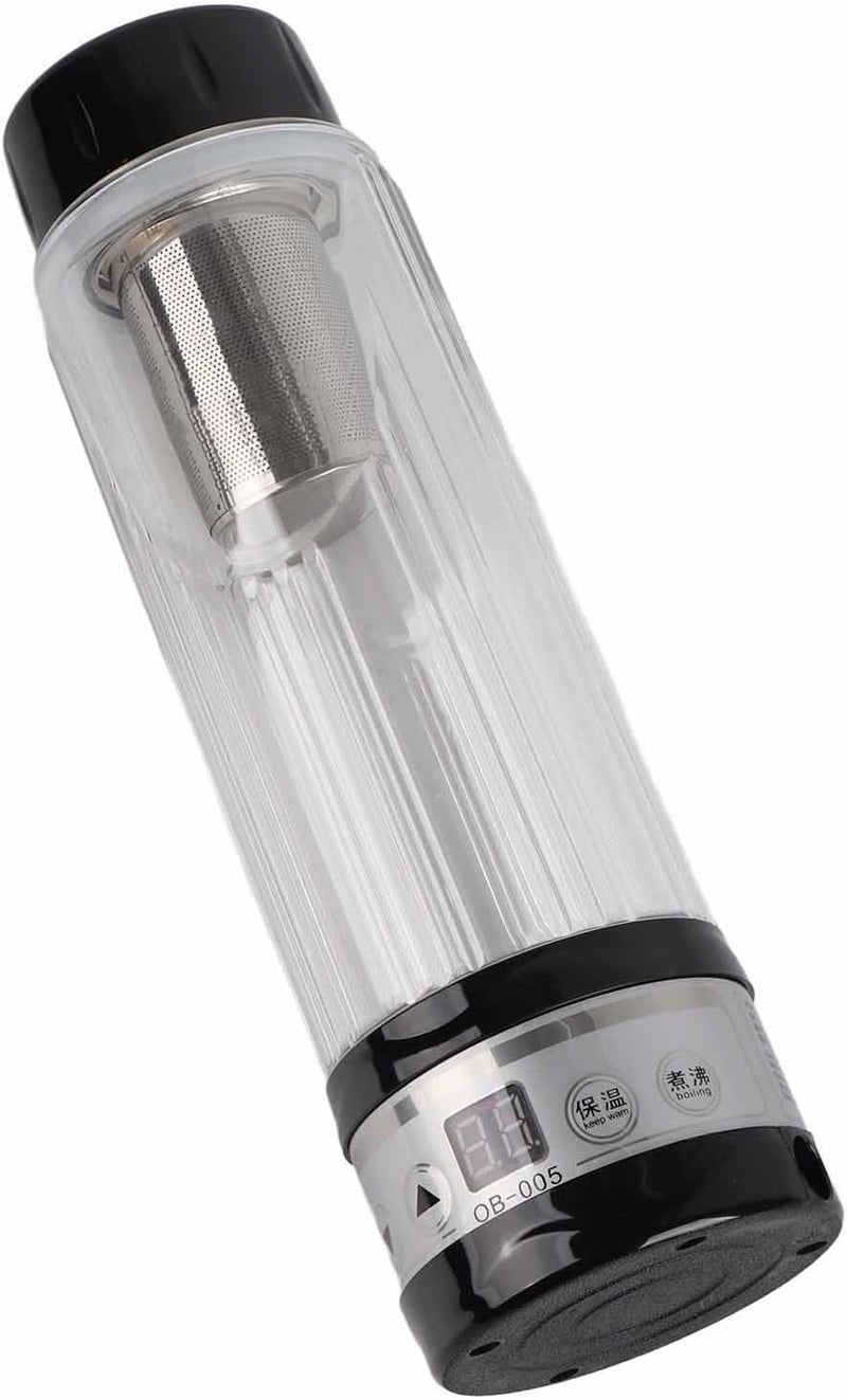 Domary Car Electric Kettle Travel Tea Mug Water Heating Cup 95W 420ml Holder (Dow30vcsduy9-03) - Image 5