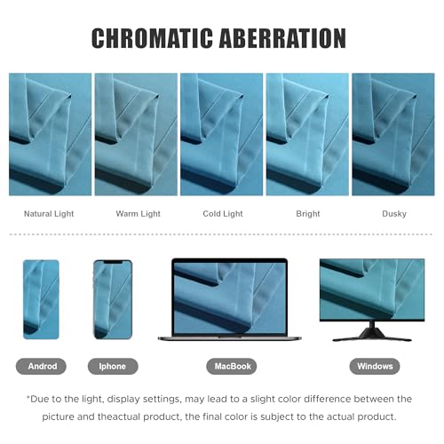 BONZER Outdoor Curtains for Patio Water Resistant Heavy Privacy Light Filtering Grommet Outside Curtains for Porch, Pergola, Gazebo, 1 Panel, 54W x 84L inch, Teal - Image 5