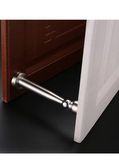 Y&D Door Stopper, Magnetic Stops, 9 inch Extra Long Stop Wall Protector, Soft Catch Stainless Steel Catch, Heavy Duty Holder, Floor Mount Brushed Modern Stopper 1Pcs  - Image 4