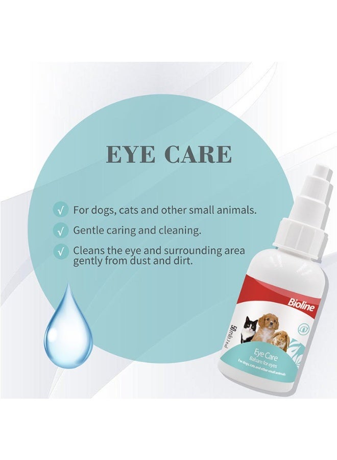 Bioline Eye Care Cleaner for Dogs, Cats & Small Pets 50ml - Image 2