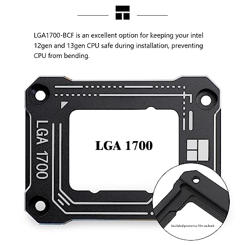 Thermalright LGA1700-BCF Black 12/13 Generation Intel Anti-Bending Fastener, Bending Type Pressure Plate, CPU Fixed Fastener, Full-Fitting Fixed Non-Marking Installation, Standard for Coolers - Image 3