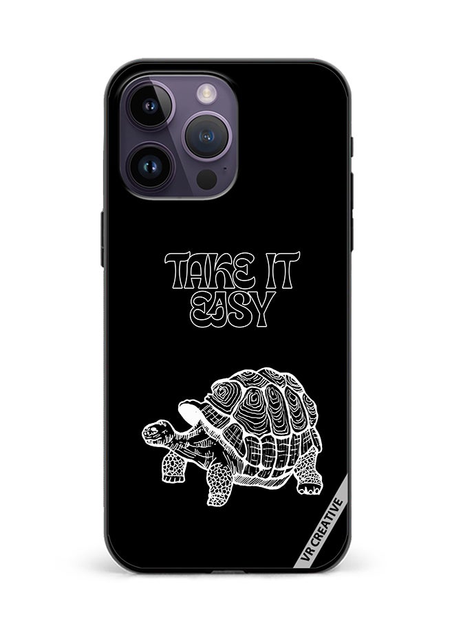 VR CREATIVE Protective Case Cover For Apple iPhone 16 Pro Take It Easy Design Multicolour - Image 1