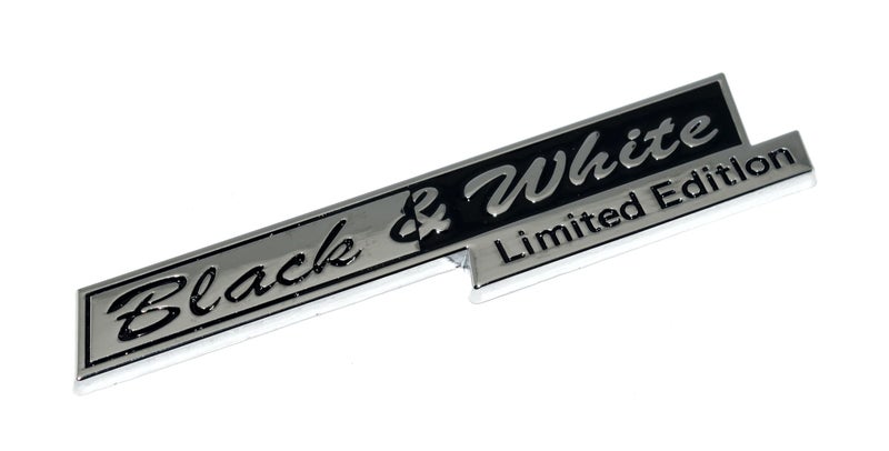 Incognito Black & White Limited Edition Emblem Sticker for All Cars, Bikes, Metal (A) - Image 1