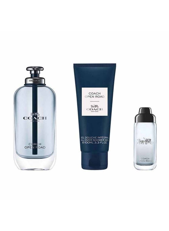 COACH Open Road For Men Set Edt 100Ml + Edt 15Ml + All-Over Shower Gel 100Ml - Image 1
