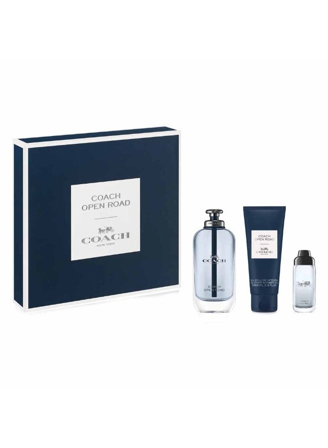 COACH Open Road For Men Set Edt 100Ml + Edt 15Ml + All-Over Shower Gel 100Ml - Image 2