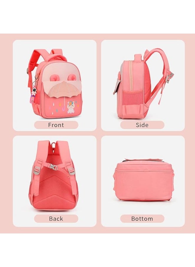 General - Cute Unicorn Kids School Backpack Elementary Kindergarten Schoolbag Preschool Elementary Girls Casual Backpack Kawaii Bag Pink - Image 1