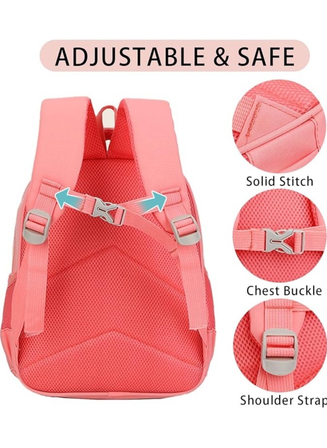 General - Cute Unicorn Kids School Backpack Elementary Kindergarten Schoolbag Preschool Elementary Girls Casual Backpack Kawaii Bag Pink - Image 1