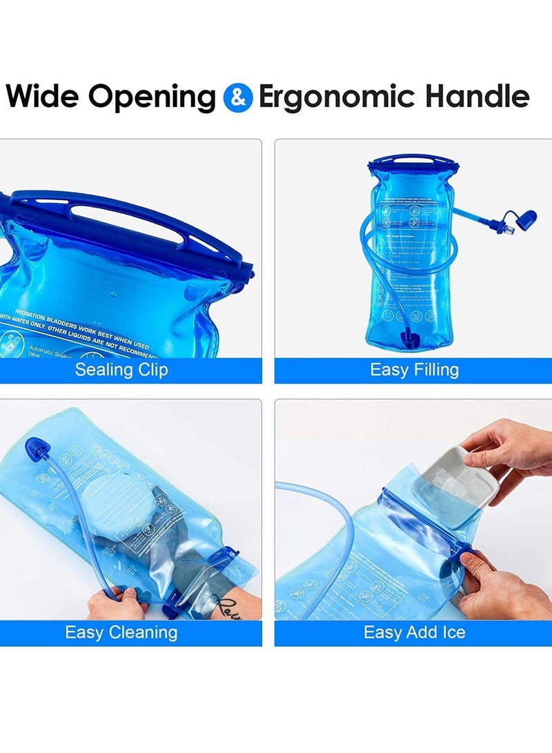 Y&D Hydration Bladder, Water Bladder BPA Free, 2 Liter Large Opening Reservoir, Leak Proof Military Storage Bag for Cycling Hiking Camping Biking Running - Image 5