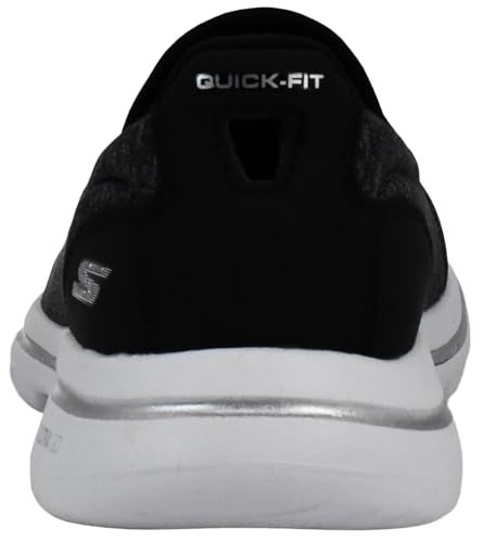 Skechers Women's Go Walk 5 Honor Sneaker, Black/White, 10 - Image 4