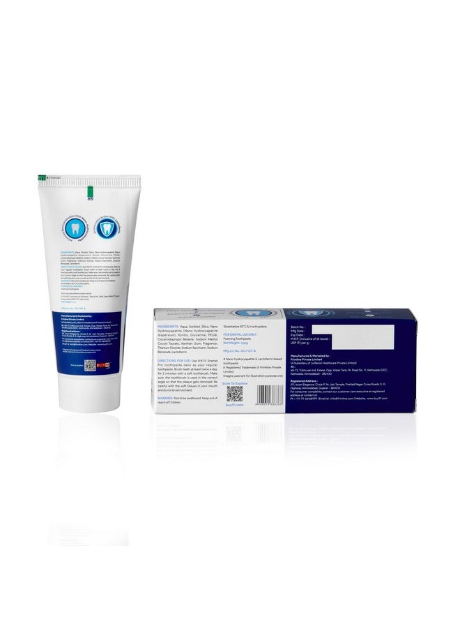 DENTE91 - Cool Mint Toothpaste| Sensitivity Relief | Repairs Cavities | Fights Gum Disease | Reduces Bad Breath | Strengthens Enamel | Sls Free | Fluoride Free | Paraben Free, Pack Of 1, 100G - Image 1