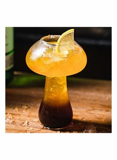 Generic Creative Cocktail Glass Mushroom Design 250ml Cocktail Glass Set of 2, Novelty Drink Cup for KTV Bar Night Party (Mushroom)  - Image 2