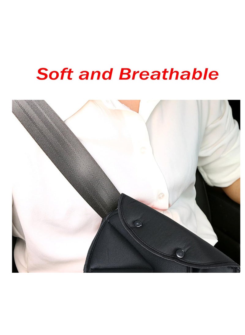 كيلا مشابك حزام الأمان لموضع غطاء الأمان، منظم حزام الأمان للأطفال والكبار، حزام وسادة حزام غطاء أمان السيارة، منظم حزام الكتف والرقبة التلقائي - Image 2