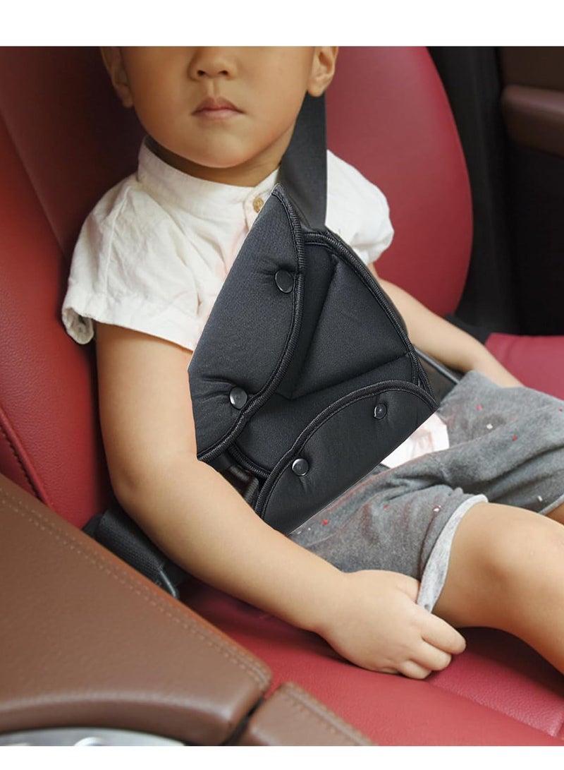 كيلا مشابك حزام الأمان لموضع غطاء الأمان، منظم حزام الأمان للأطفال والكبار، حزام وسادة حزام غطاء أمان السيارة، منظم حزام الكتف والرقبة التلقائي - Image 3