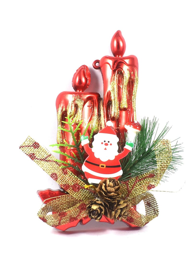 Forty Wings Forty Wings Candle Shape X mas Hanging Christmas Ornaments Tree hangings Ornaments for Christmas Decoration Items for Home Decoration Christmas Party 