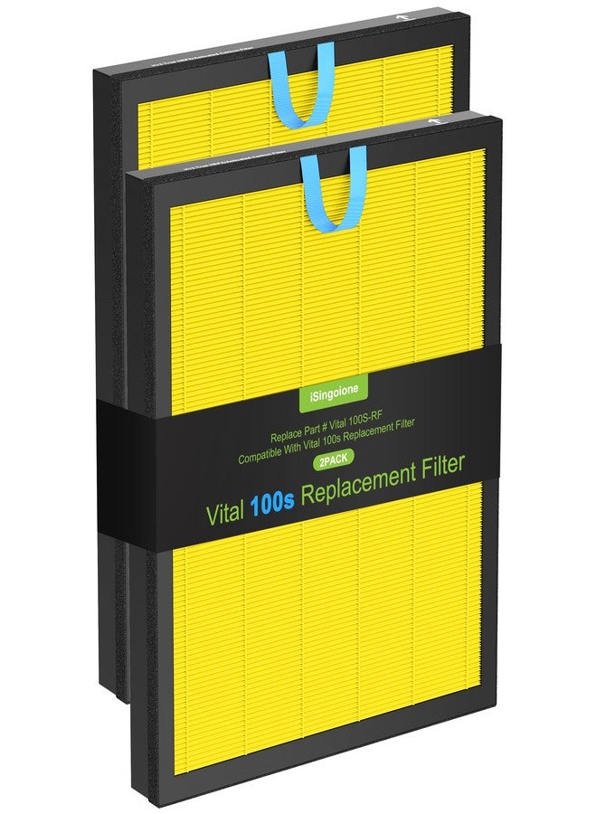 isingoione فلتر بديل للعناية بالحيوانات الأليفة Vital 100S متوافق مع جهاز تنقية الهواء LEVOIT Vital 100S و Vital 100S-P، فلتر HEPA من الدرجة H13 ثلاثي الوظائف مع كربون نشط مقارنةً بـ Vital 100S-RF-PA (LRF-V102-YUS) - Image 1
