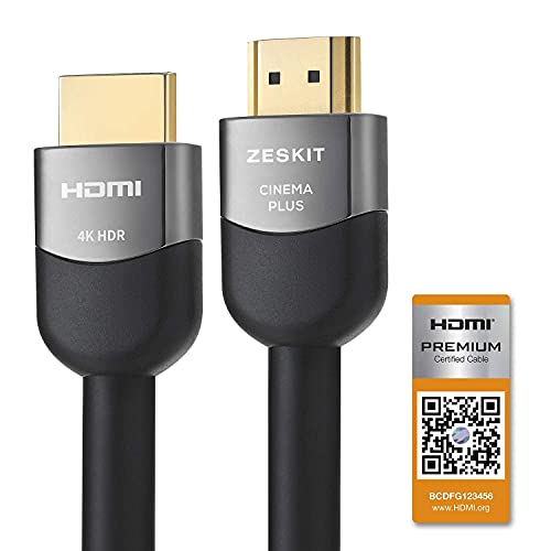 Zeskit Premium HDMI Certified 4K (23ft/ 7m) CL3 in Wall High Speed with Ethernet HDMI 2.0b Cable, Compatible with Dolby Vision 4K 60Hz ARC HDR 18Gbps HDCP 2.2 - Image 3