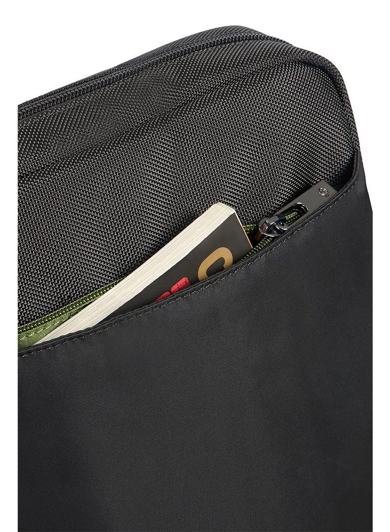 Samsonite Open Road 2.0 - 9.7" Tablet Crossover, Black|Lightweight|Reverse Zipper|Adjustable Strap|Water Resistant Material|Front Pocket - 2 Years International Warranty - Image 5