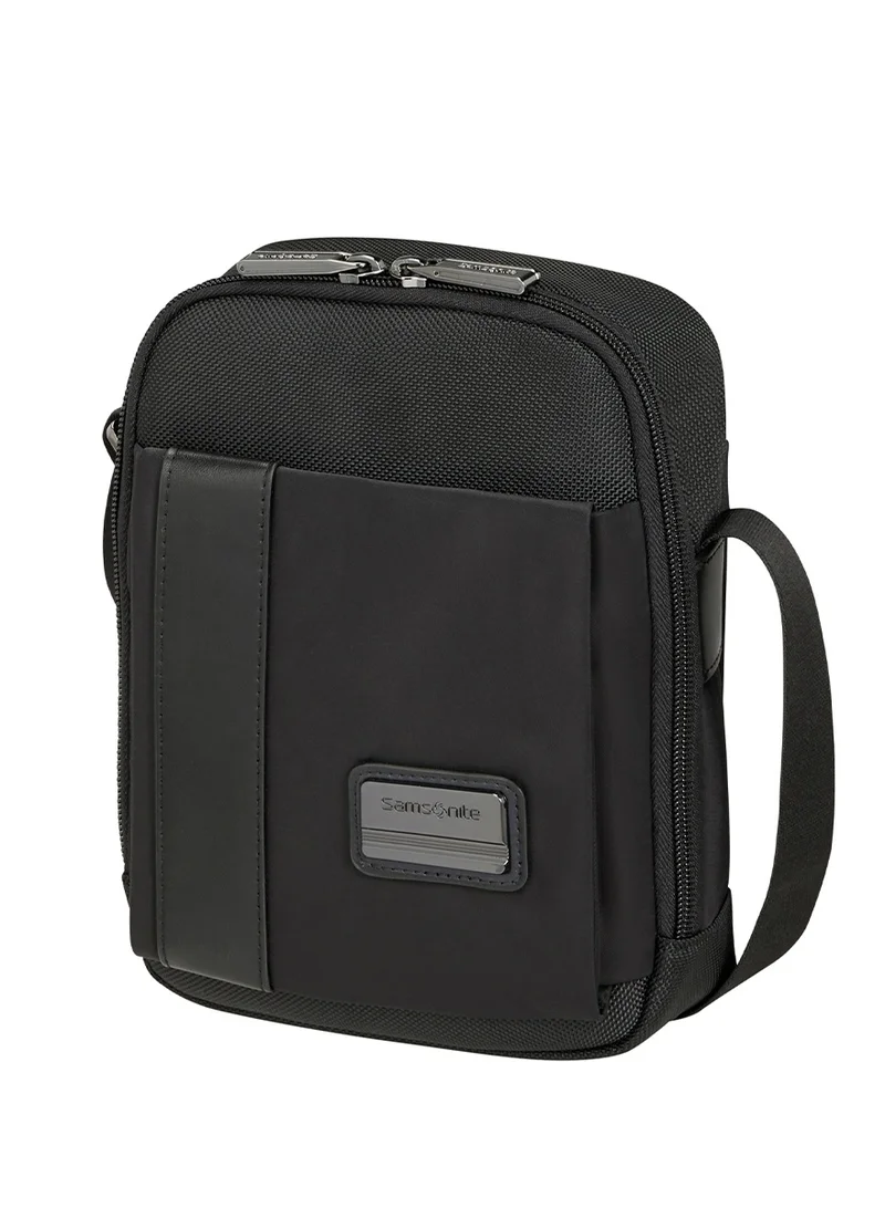 Samsonite Open Road 2.0 - 9.7" Tablet Crossover, Black|Lightweight|Reverse Zipper|Adjustable Strap|Water Resistant Material|Front Pocket - 2 Years International Warranty