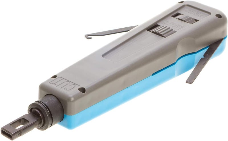 SATMAXIMUM Professional Punch Down Tool with 110 & 66 Blades – Cat6/Cat5e Network Cable Termination, Impact Tool for Patch Panels, Outlets & Sockets, Precision Reversible Blades, Ergonomic Grip - Image 5