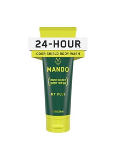 Mando Mando Odor Shield Body Wash  24 Hour Control  Removes Odor Better than Soap  SLS and Paraben Free Skin Safe  85 Ounce Mt Fuji 