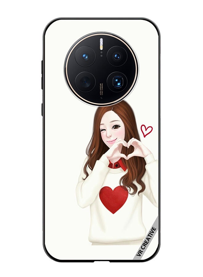 VR CREATIVE Protective Case Cover For Huawei Mate 50 Pro Lucy Design Multicolour - Image 1
