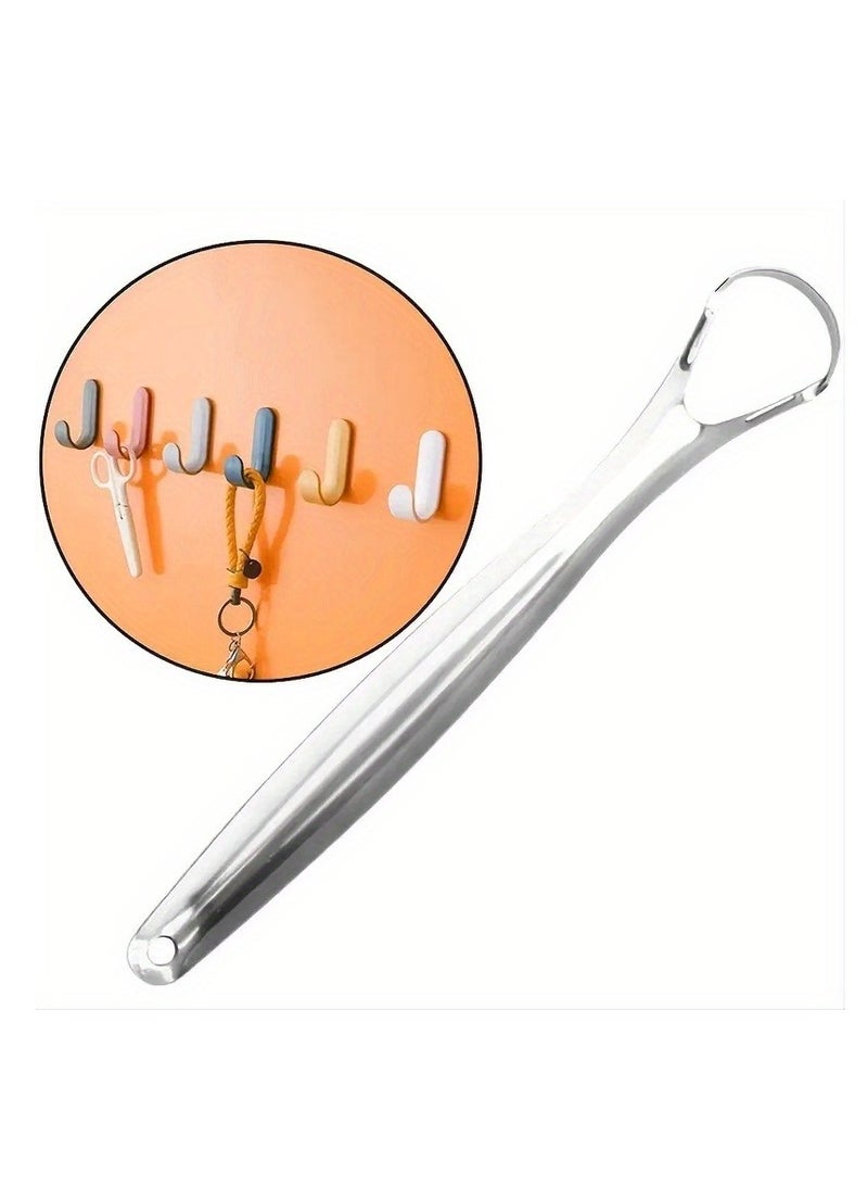 Generic 2-Pack Tongue Scraper, Useful Surgical Stainless Steel Tongue Cleaner for Both Adults and Kids, Professional Reduce Bad Breath Metal Tongue Scrapers, Help Your Oral Hygiene  - Image 5