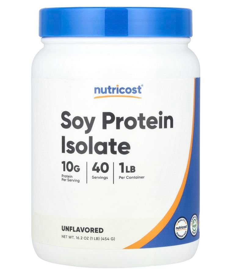 عزل بروتين الصويا بدون نكهة 1 رطل (454 جرام)