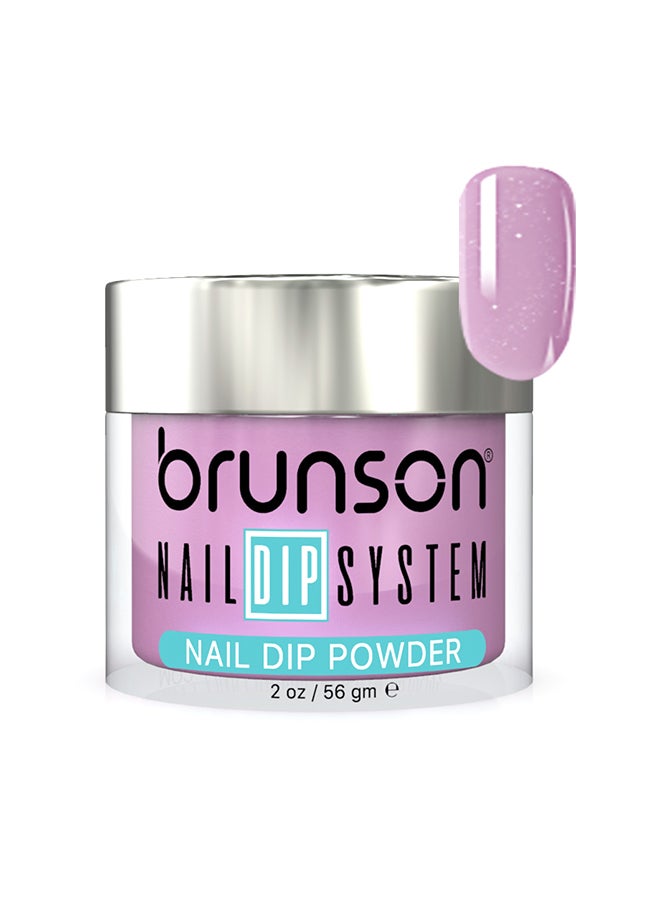 brunson Nail Dip Powder Dip And Buff System Color 56gm, French Nail Art Starter Manicure Salon DIY At Home Odor Free And Long Lasting No Needed Nail Lamp Curing BDK124