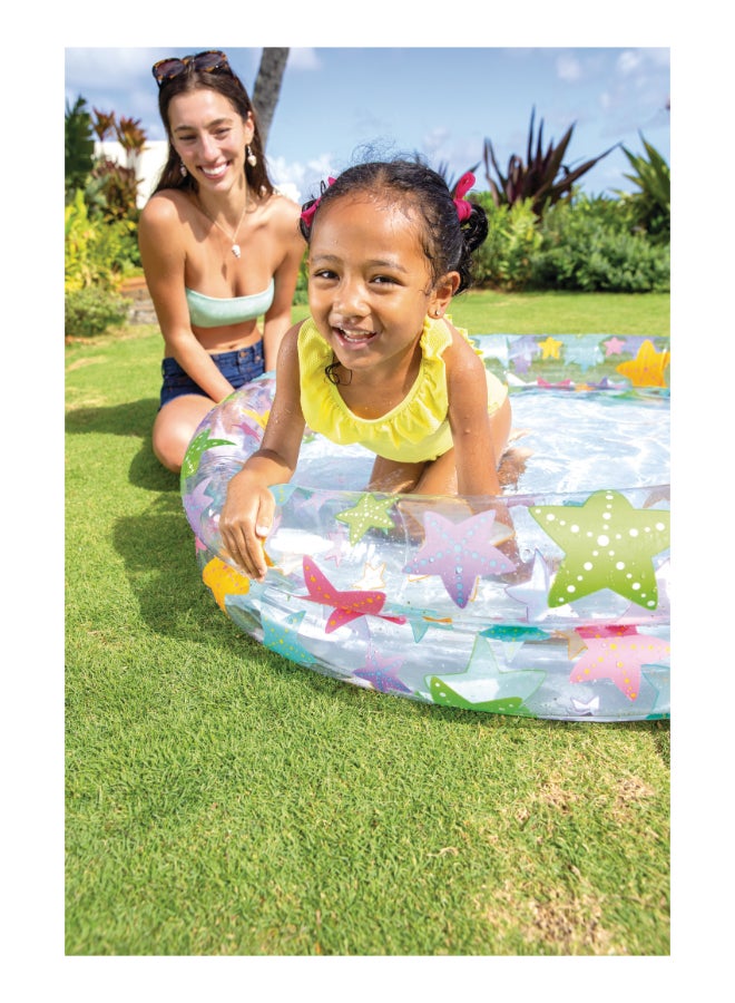 INTEX Inflatable Kiddie Pool - 122 x 25 cm 2-Ring Round Paddling Pool for Toddlers (Ages 2+), Unisex Assorted Style may vary 1.22 x 25cm - Image 4