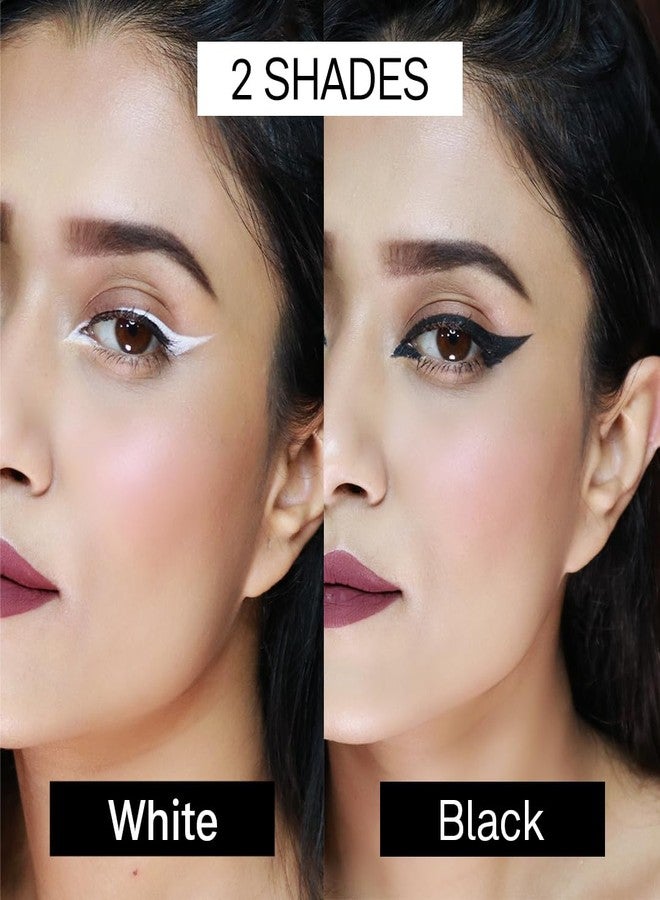 FLiCKA Breathtaking Eyes Twist Kajal Waterproof, Smudge Proof, Longlasting, Dermatologically approved, Intense Colour, White, 0.25g - Image 5