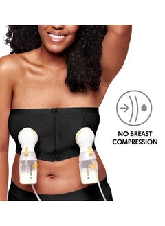Medela Easy Expression Hands-Free Pumping Bra Black Large  - Image 4