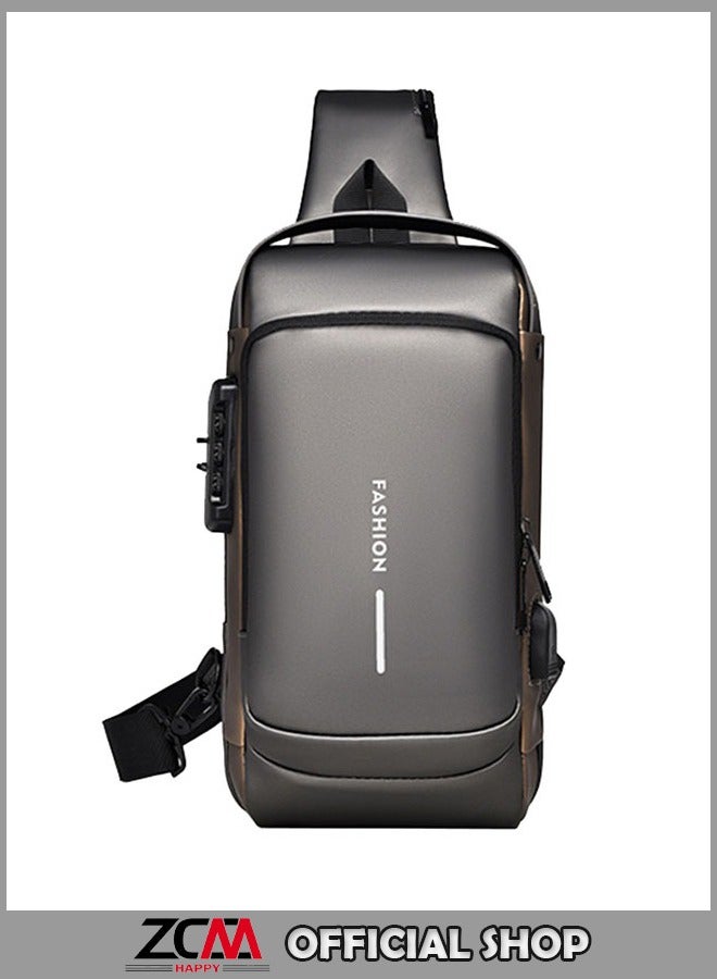 ZCM-HAPPY Men's Sports Shoulder Bag Multifunctional Messenger Bag 30x15x8cm  - Image 1