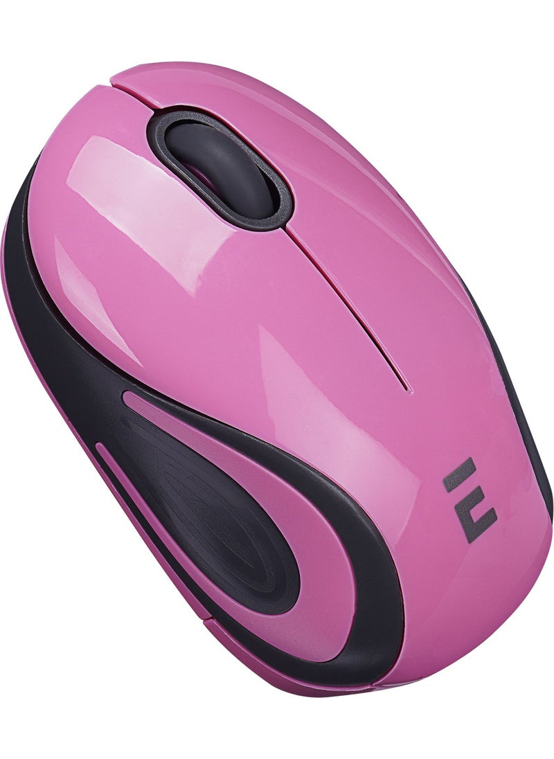 Everest SMW-555 USB Pink 2.4ghz Optical Wireless Mouse  - Image 2