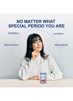 Life-Space Life-Space Probiotic for Women, Support Healthy Vaginal Microflora & Comfort, BV & VVC Infection Treatment, Urinary Tract Health, Lactobacillus rhamnosus, 6.3 Billion CFU, Multi Strain - 60 Capsules  - Image 5