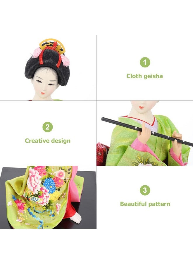 STOBOK 12 Inch Japanese Geisha Doll Creative Geisha Doll Japanese Style Geisha Figurine Tabletop Geisha Doll Ornaments for Home Decor, Party Fvors - Image 3