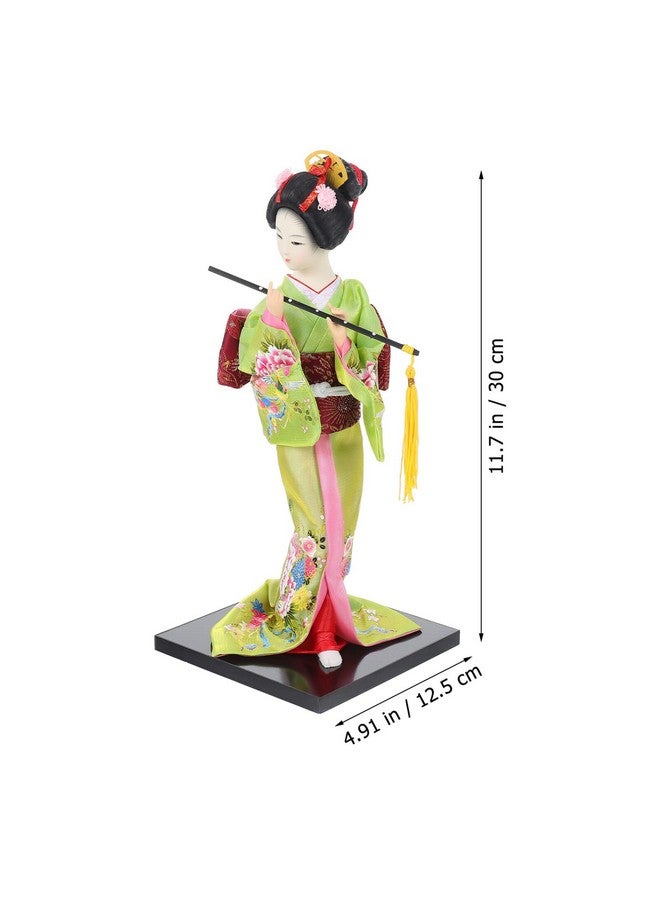 STOBOK 12 Inch Japanese Geisha Doll Creative Geisha Doll Japanese Style Geisha Figurine Tabletop Geisha Doll Ornaments for Home Decor, Party Fvors - Image 2