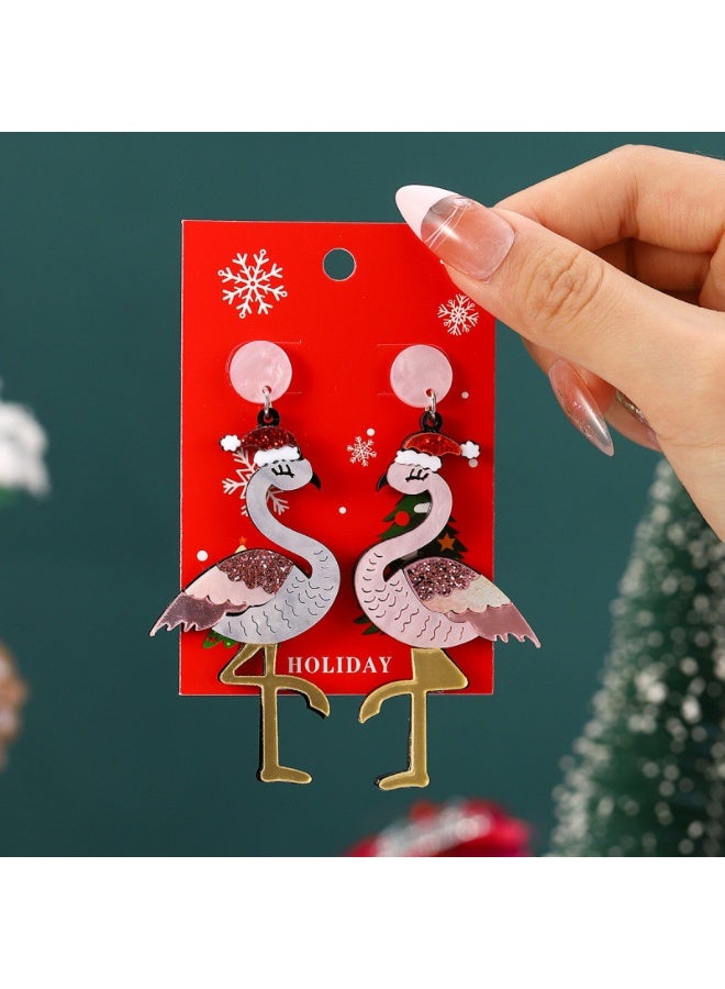 Y&D Christmas Earrings For Women, Drop Earrings Holiday Jewerly Festive Decorations Accessorie - Image 1