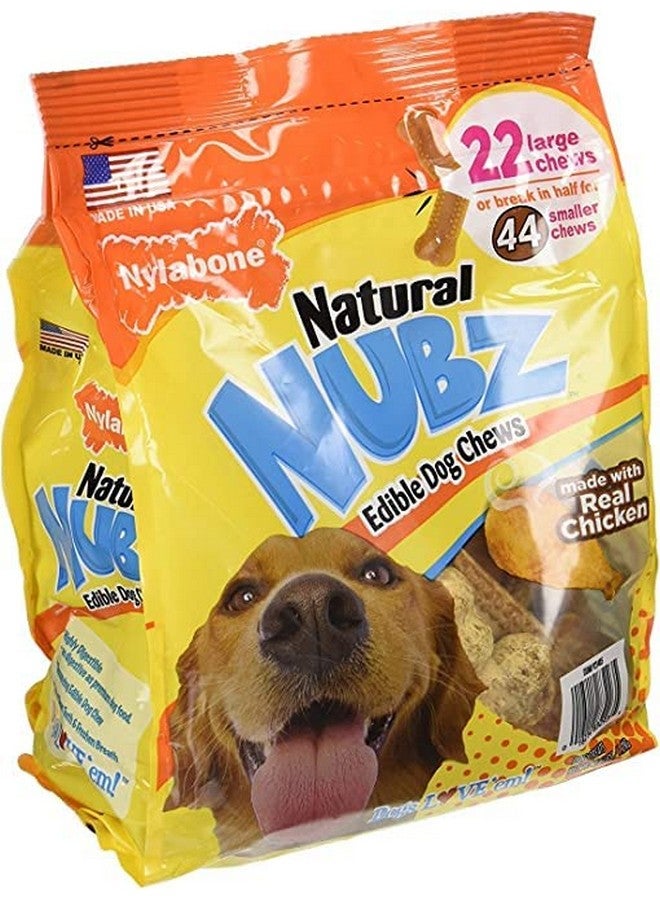 Nylabone (Pack Of 2) Nylabone Natural Nubz Edible Dog Chews 22Ct. (2.6Lb/Bag) Total 5.2Lb (Limited Edition) - Image 1