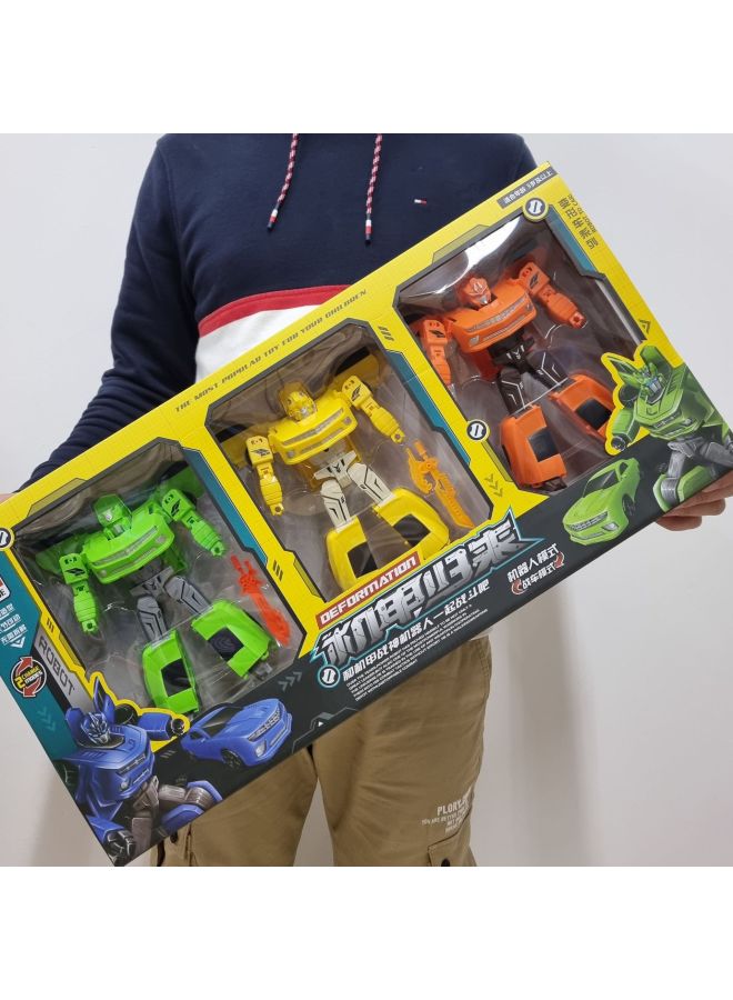 Children's Deformation Toy Robot Wasp Ares Dinosaur Boy Autobots Optimus Model School Institutional Gifts-Color:Optimus Bee Warrior-h6 - Image 5