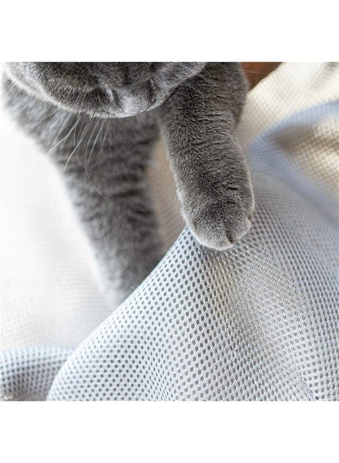 JUNSPOW Cat Bed Dog/Pet Hammock Bed Free-Standing Kitty Sleeping Cat Supplies Pet Supplies Whole Wash Stable & Breathable Easy Assembly Indoors Outdoors, 16.9 in x 16.9 in x 9.5 in - Image 2