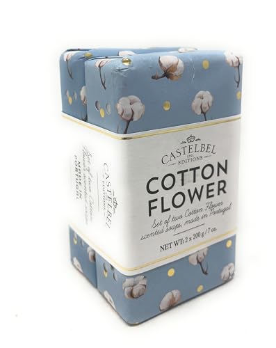 Castelbel 2 Set Cotton Flower Scented Soaps - Image 1
