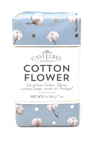 Castelbel 2 Set Cotton Flower Scented Soaps - Image 3