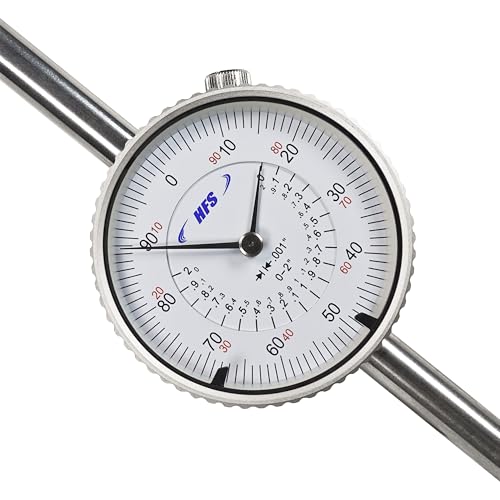 HFS(R) 0-2" Precision Travel Dial Indicator .001 Lathe; 2" Measuring Range; 0.001" Graduation Interval - Image 3