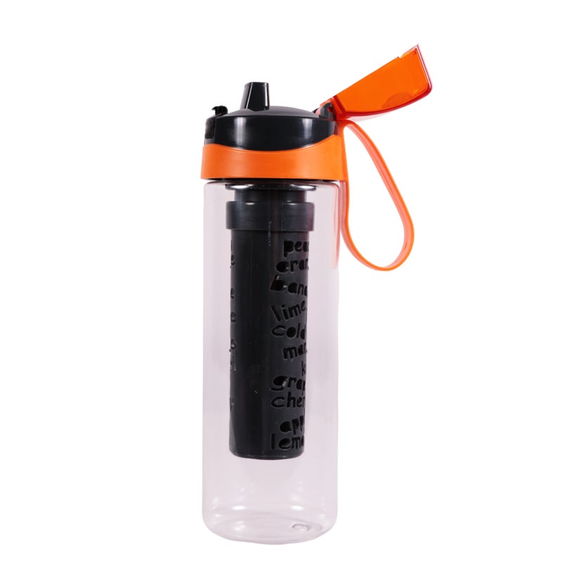 Herevin 650 cc Water Bottle with Infuser-Como-Orange-Special Polybag - Image 2