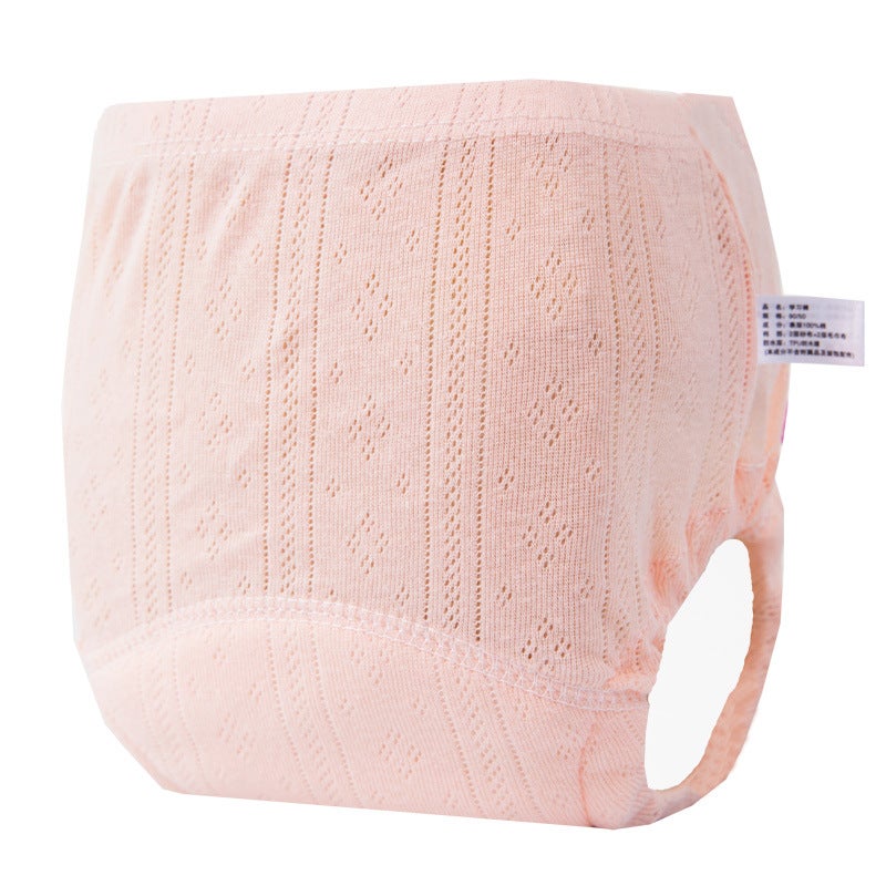 Pure Cotton Training Pants Newborn Baby Female Baby Male Diaper Wash Waterproof Toilet Training Diaper Pants - Image 1