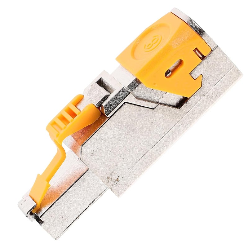 Lurrose Shielded Cat8 Pass Through Modular Rj45 Connector 10gbps Ethernet Cable Plug for Network Installation, Tool-Free Crimping Compatible with Cat6a Cat7 Cables - Image 1