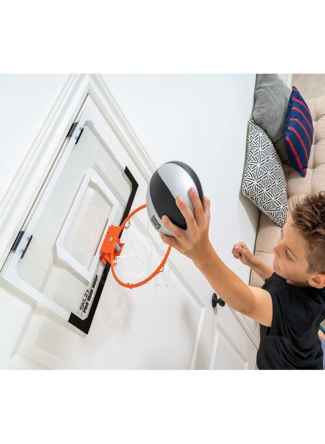 SKLZ Pro Mini Hoop 5-Inch Foam Basketball, Black/Silver - Image 3