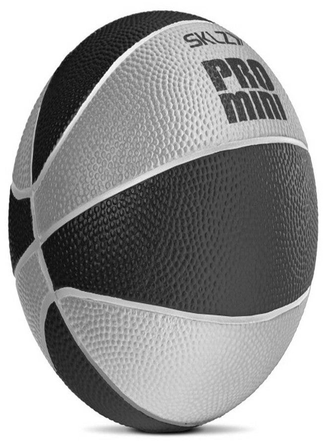 SKLZ Pro Mini Hoop 5-Inch Foam Basketball, Black/Silver - Image 1