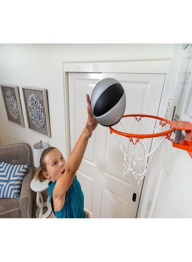 SKLZ Pro Mini Hoop 5-Inch Foam Basketball, Black/Silver - Image 2