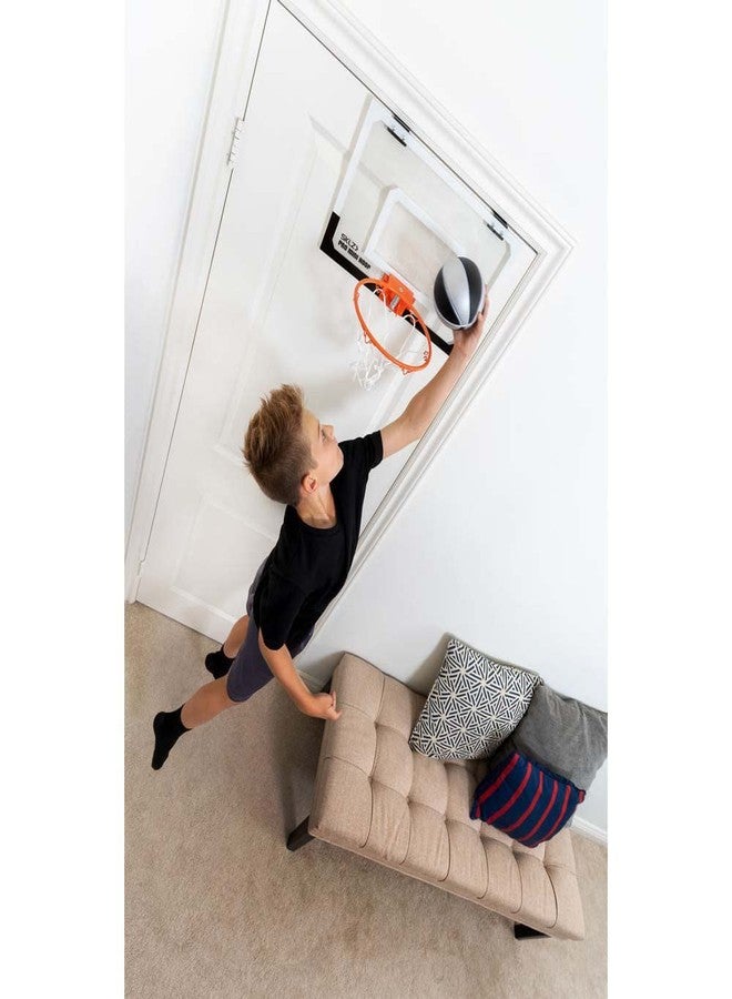 SKLZ Pro Mini Hoop 5-Inch Foam Basketball, Black/Silver - Image 4